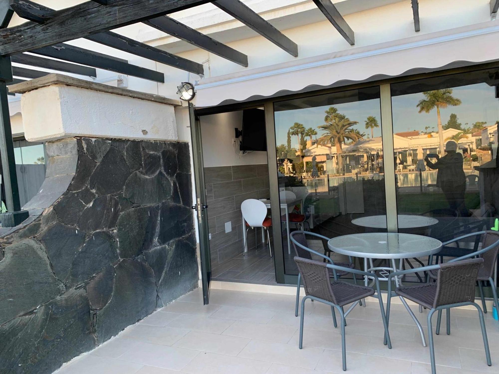 Bungalow Enfrente Piscina En Maspalomas 马斯帕洛马斯 外观 照片