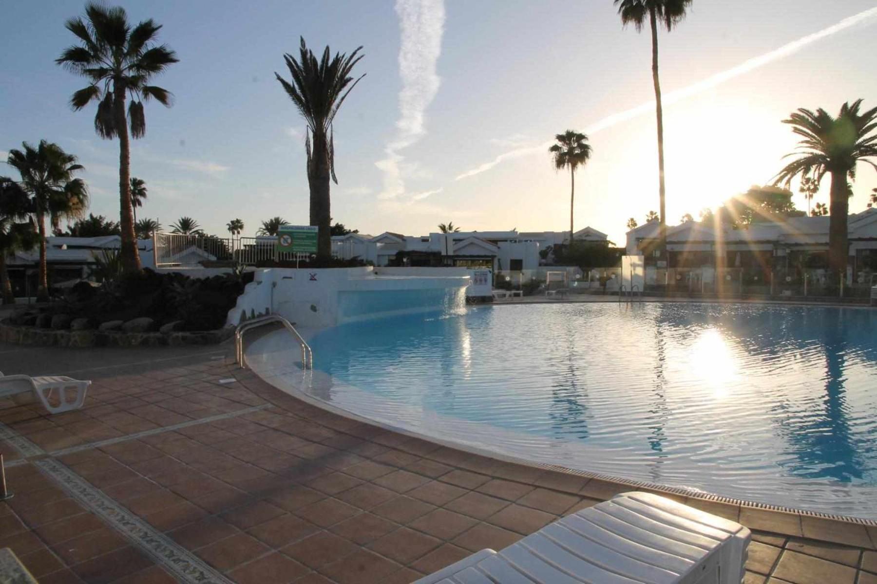 Bungalow Enfrente Piscina En Maspalomas 马斯帕洛马斯 外观 照片
