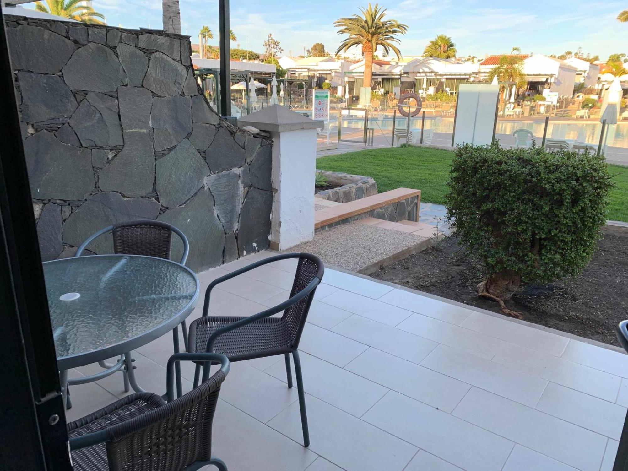 Bungalow Enfrente Piscina En Maspalomas 马斯帕洛马斯 外观 照片
