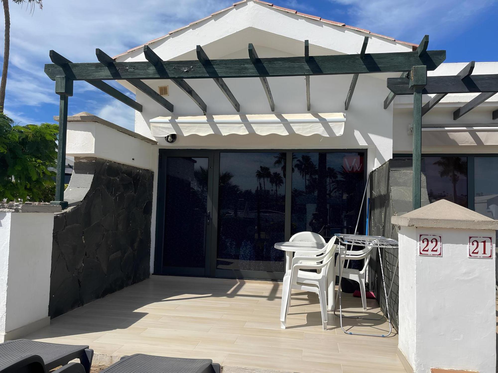 Bungalow Enfrente Piscina En Maspalomas 马斯帕洛马斯 外观 照片