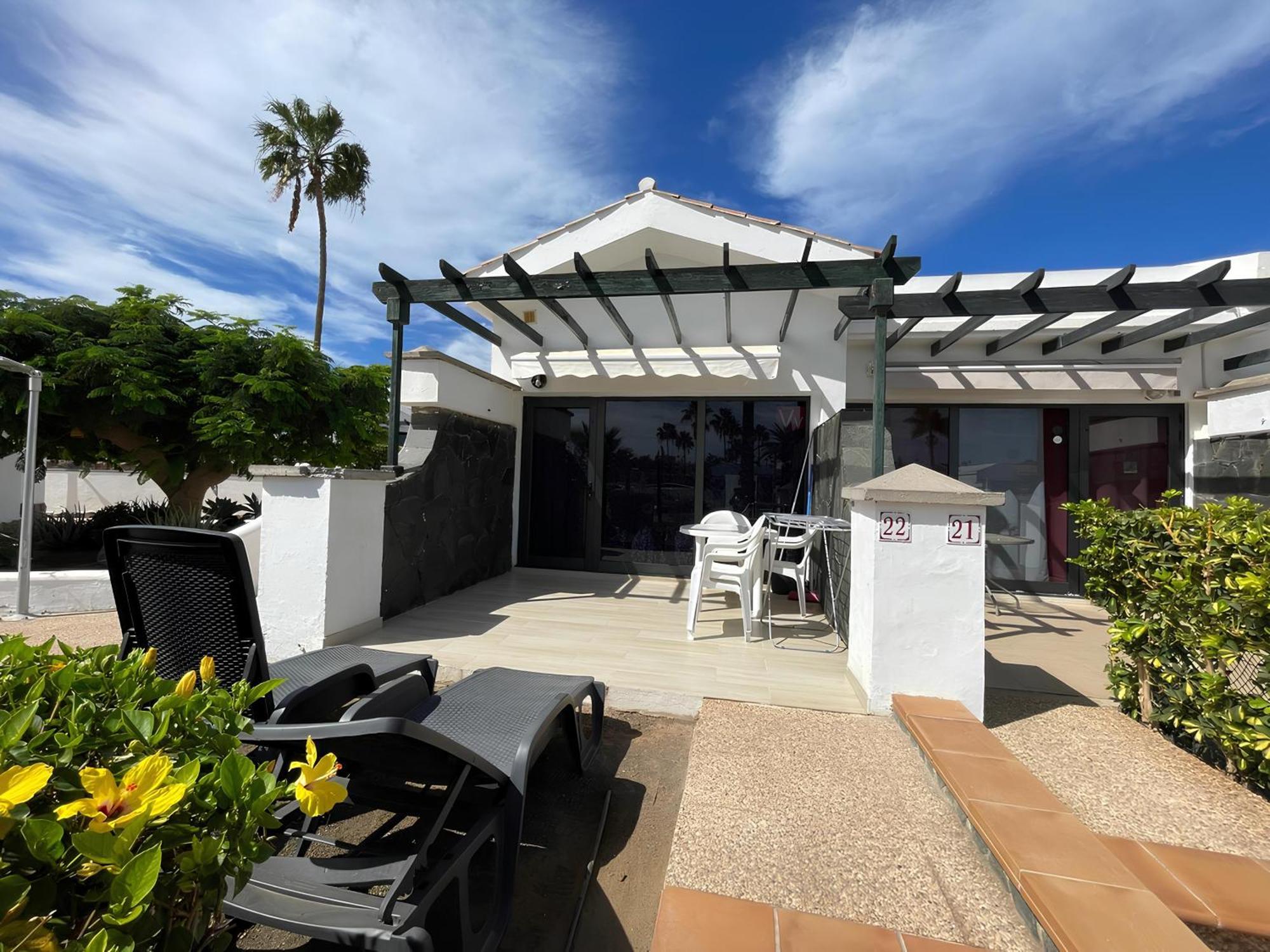 Bungalow Enfrente Piscina En Maspalomas 马斯帕洛马斯 外观 照片